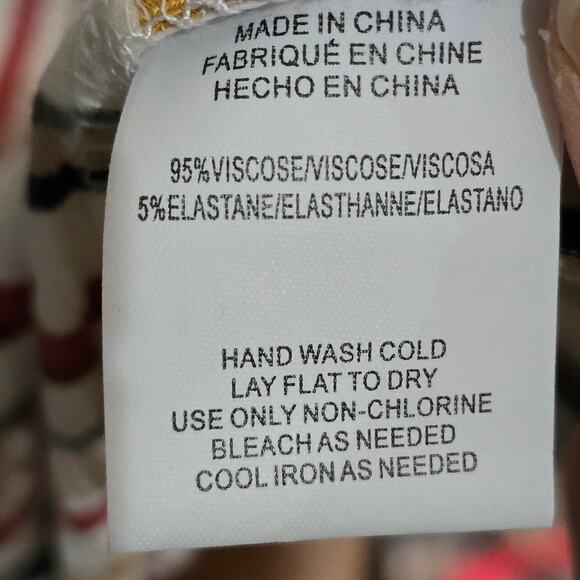 O'NEILL Brye Stripe Cut Out Dress Large NWT - Picture 4 of 4